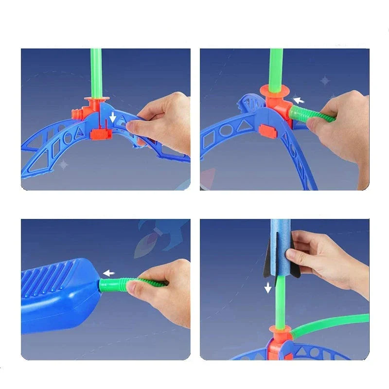 Lisslune | Compressed Air Rocket including Launch Platform