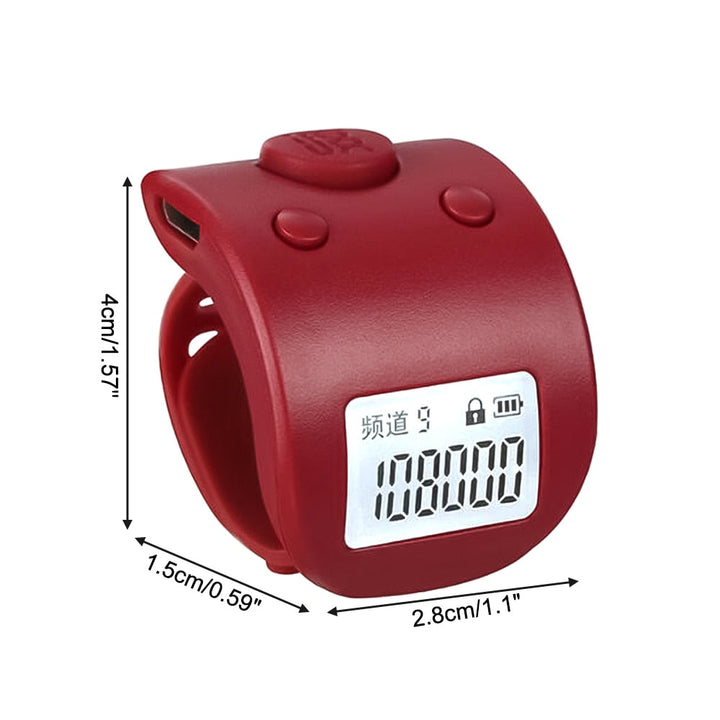 Lisslune | Mini Finger Digital Rechargeable Tally Counter