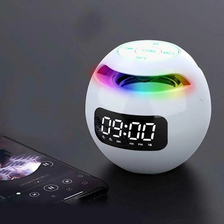 Lisslune | VibeClock - Bluetooth Alarm Clock Speaker with LED Display