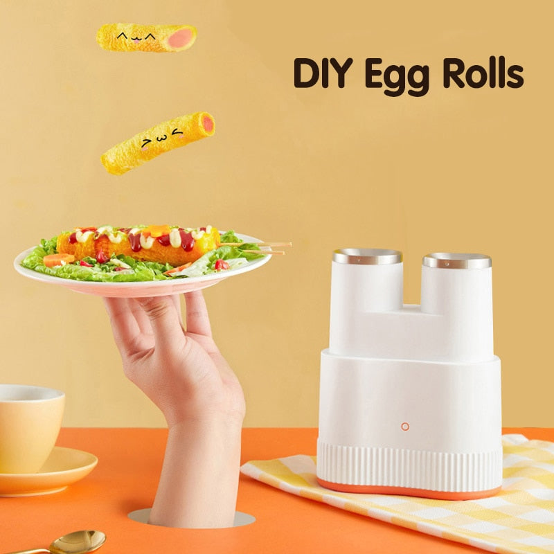 Lisslune | Double-tube Egg Roll Maker Cooking Tool