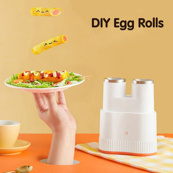 Lisslune | Double-tube Egg Roll Maker Cooking Tool
