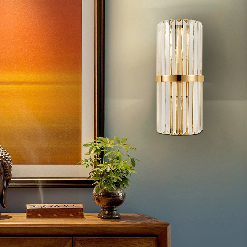 Lisslune | GoldenGleam – Elegant Gold Wall Light with Warm Glow