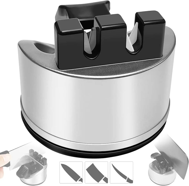Lisslune | Non-Slip Pocket Size Chef's Quick Knife Sharpener