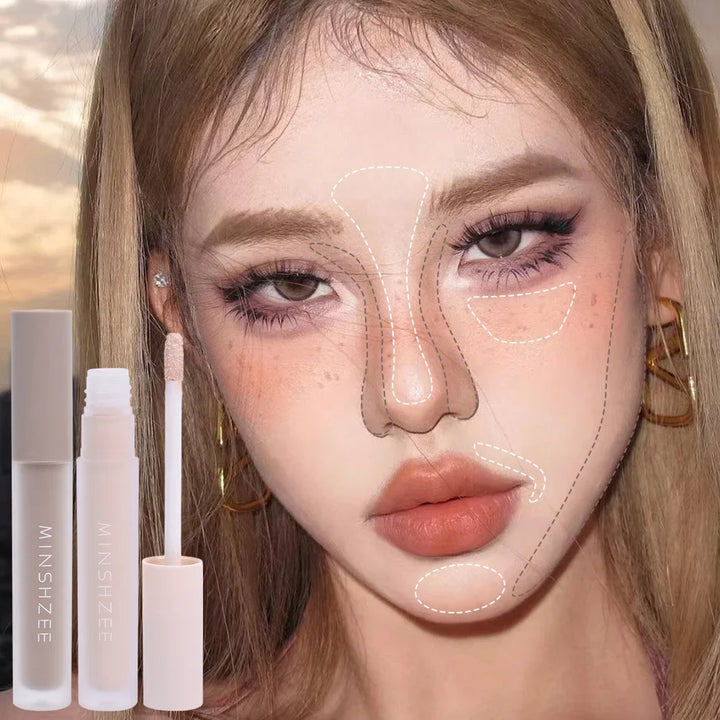 Rynx | Waterproof liquid contour pencil Matte highlighter nose shadow Long lasting brightening face bronzer contouring makeup cosmetics