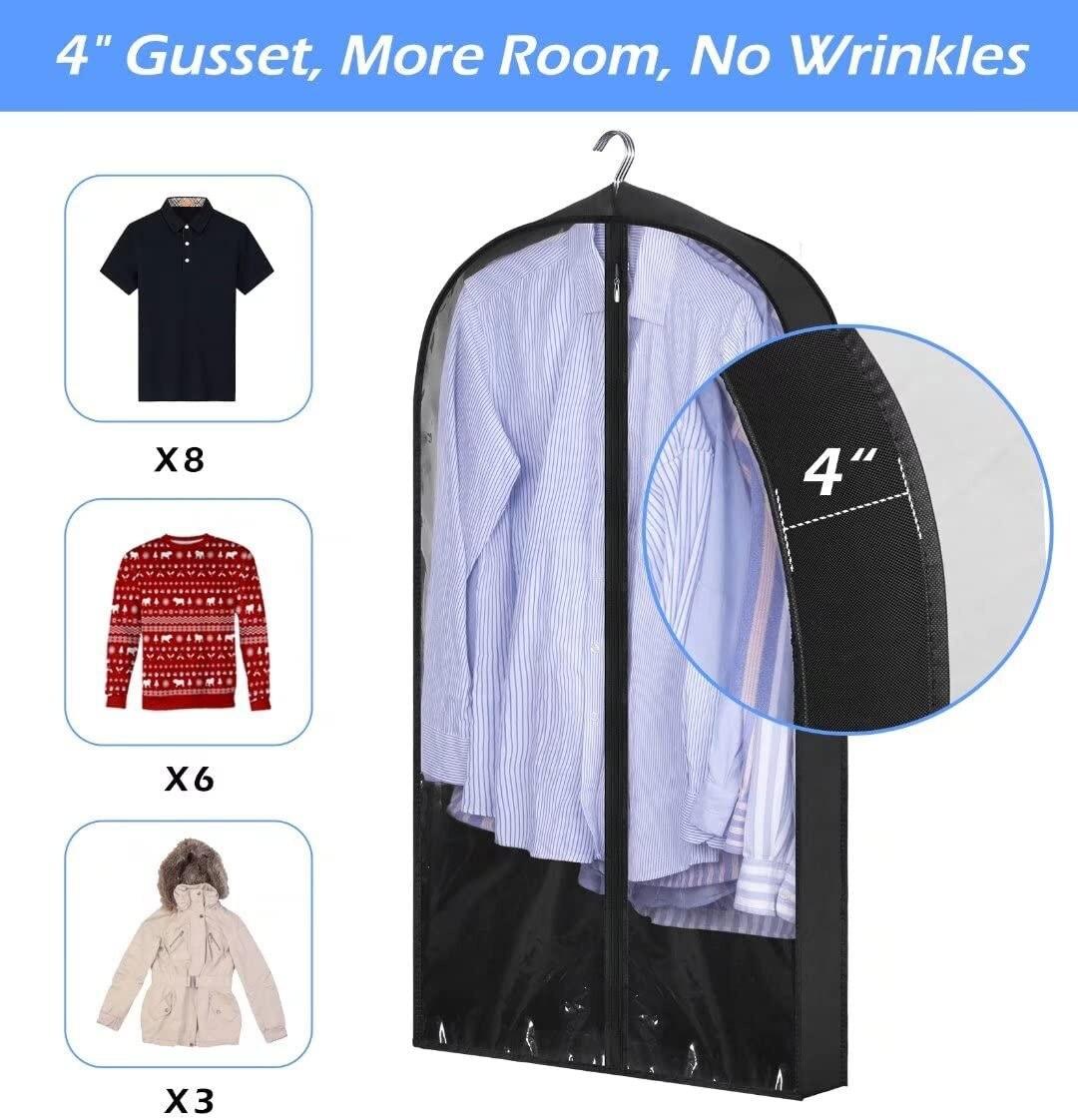 Lisslune | 5-piece 3D clothing protection set - The ultimate solution for wrinkle-free wardrobe organization