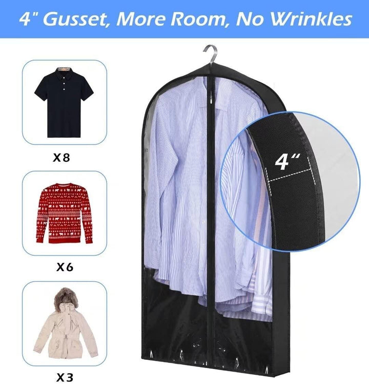 Lisslune | 5-piece 3D clothing protection set - The ultimate solution for wrinkle-free wardrobe organization