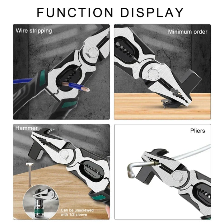 Lisslune | Heavy-Duty Industrial Precision Multifunctional Pliers Hammer