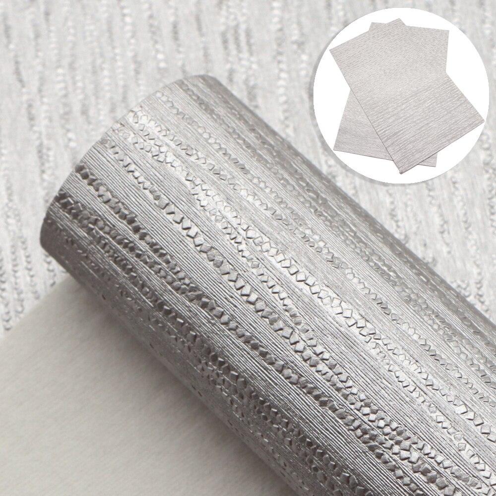 Lisslune | Opulent Pearl Striped Synthetic Leather for Luxury DIY Creations