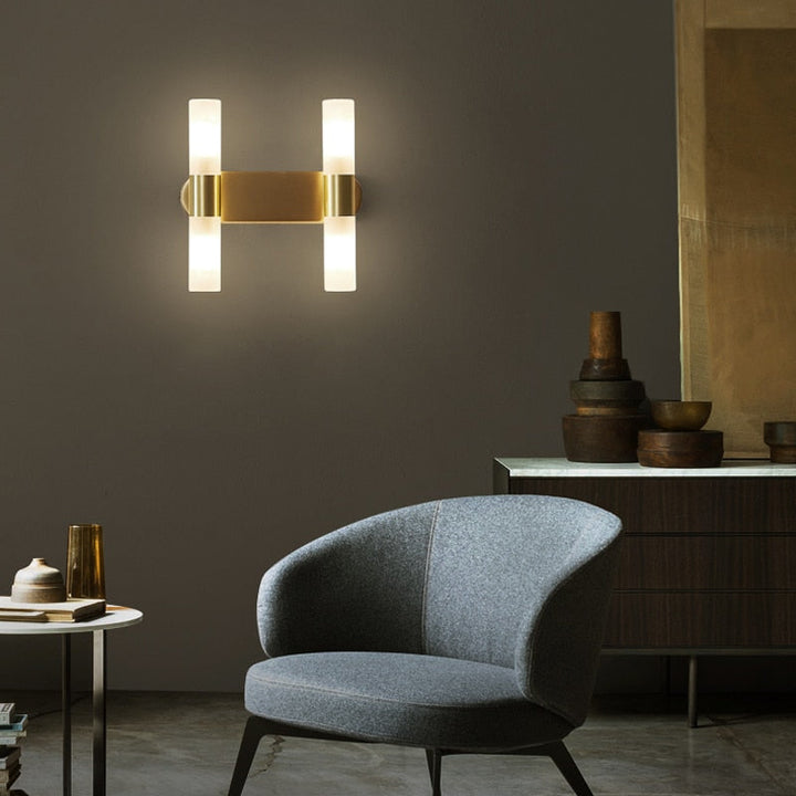 Lisslune | EliteLume – Minimalist Gold Wall Lamp with Energy-Efficient LED