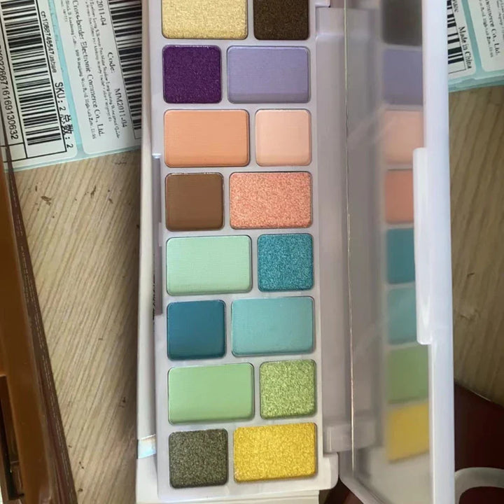 Rynx | Eyeshadow palettes Blue Green Earth tones Eyeshadow Spring Summer Cool tones Shadow Palette Matte Eye pigments Korea Makeup