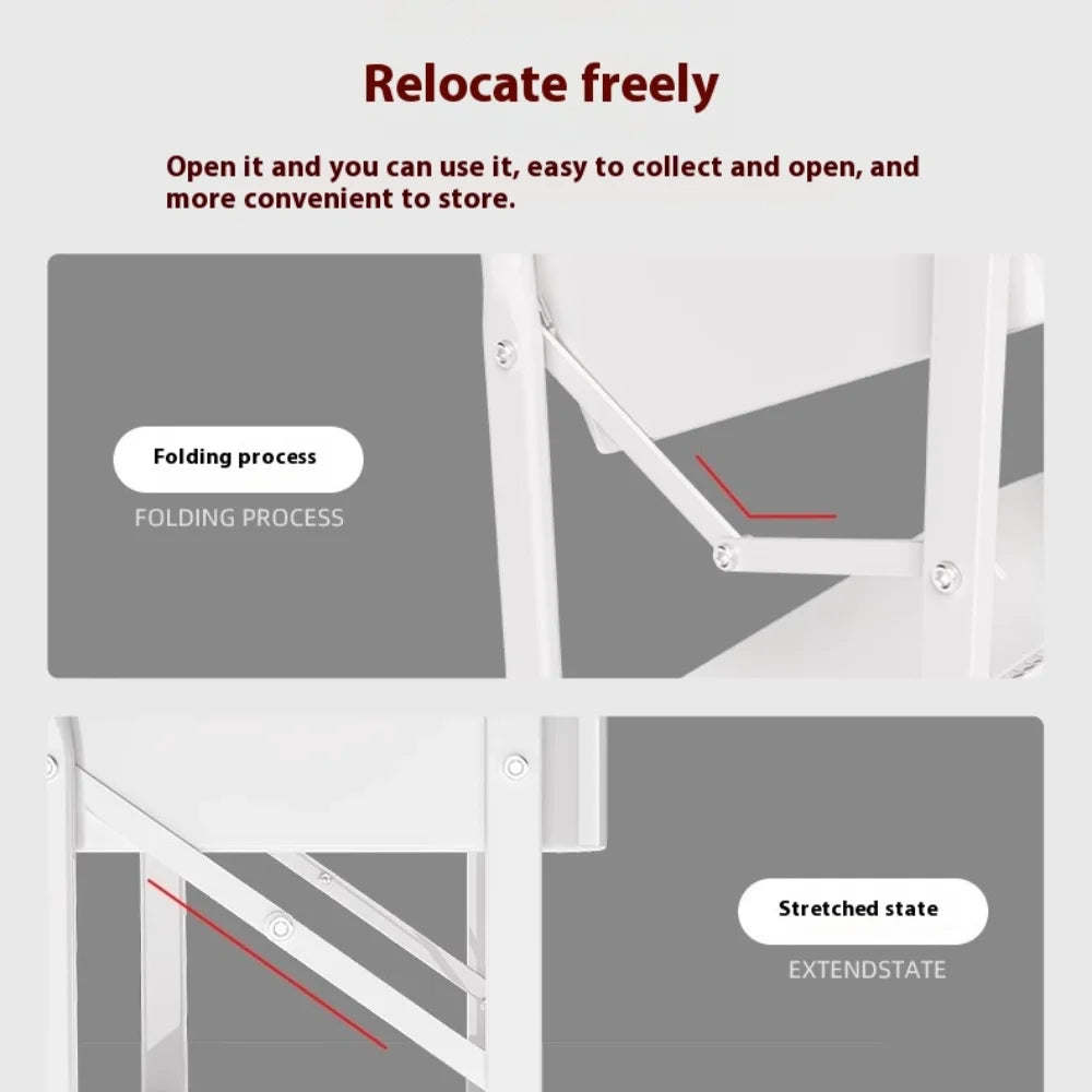 Rynx | Trolley storage shelf multi-layer standing vegetable organizer household movable and foldable small cart storage shelf