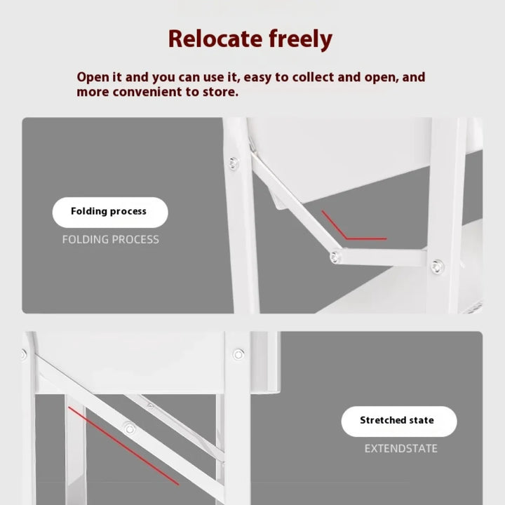 Rynx | Trolley storage shelf multi-layer standing vegetable organizer household movable and foldable small cart storage shelf