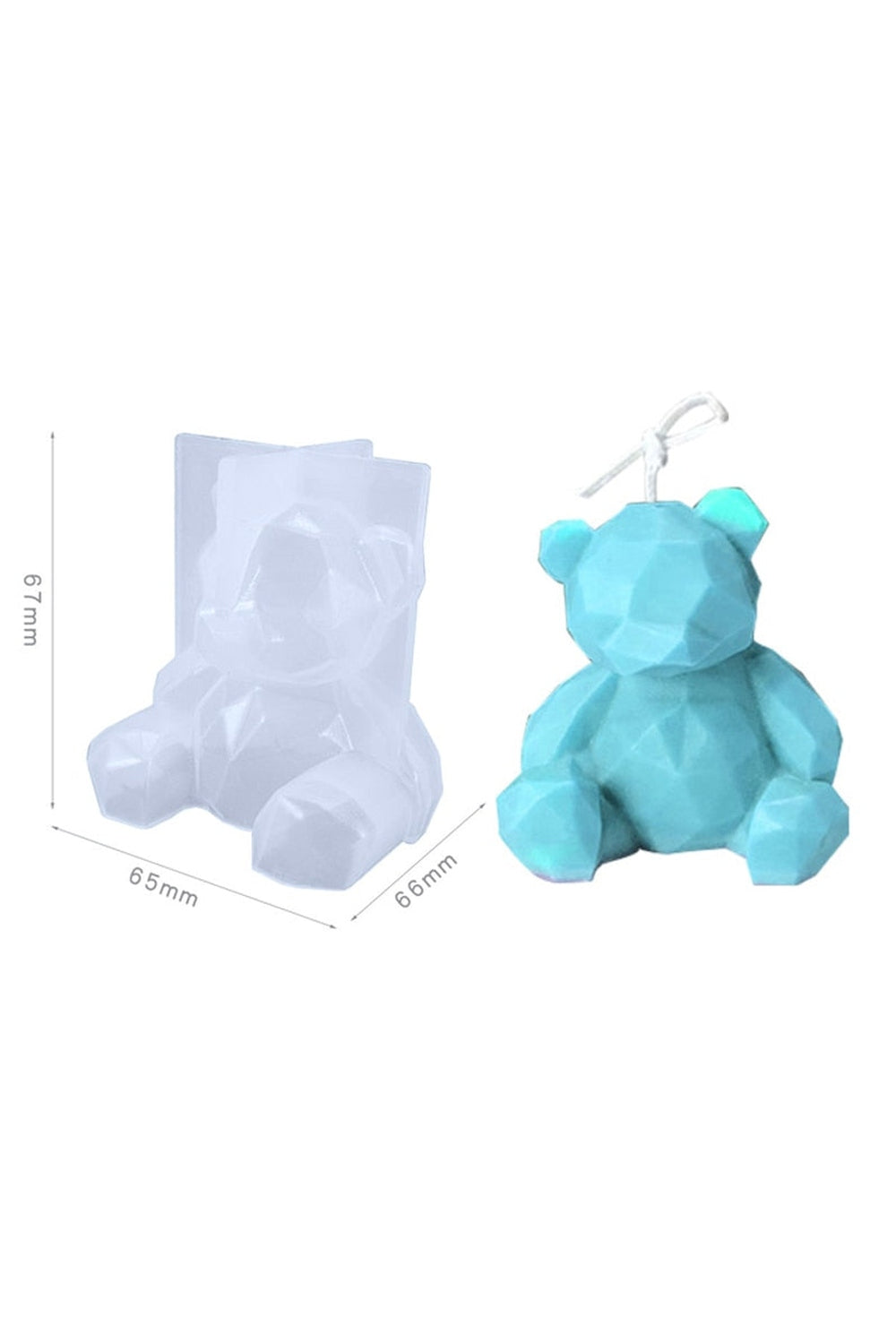 Lisslune | Bear-shaped candle mold