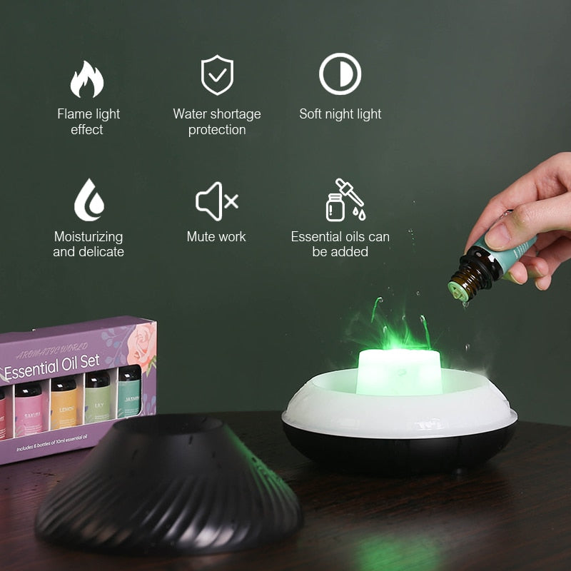 Lisslune | Luminous Volcano USB Humidifier Lamp