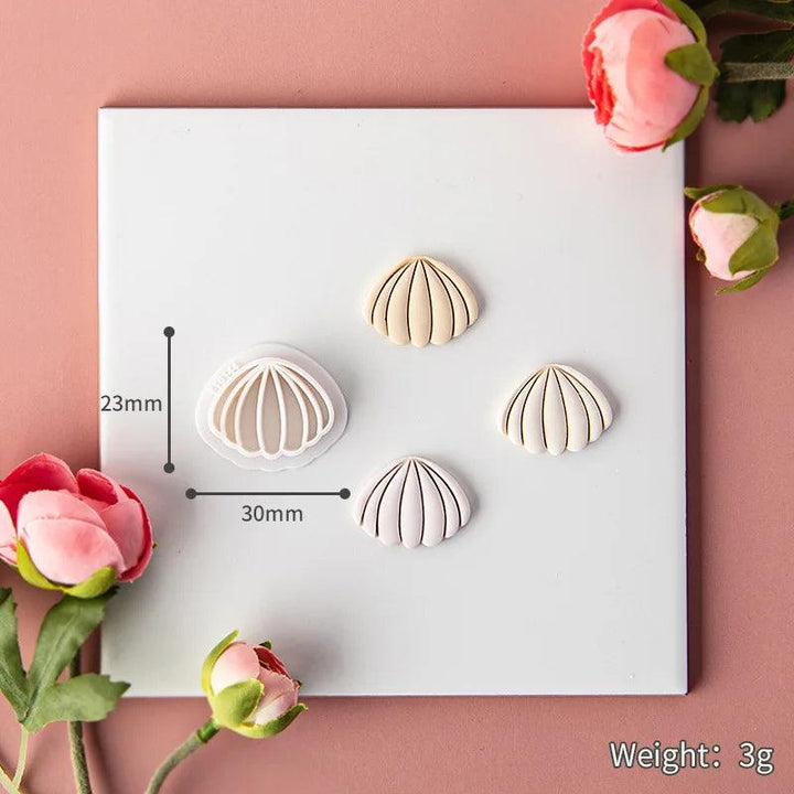 Lisslune | Flower and geometric polymer clay cutters for unique earrings and jewelry creations