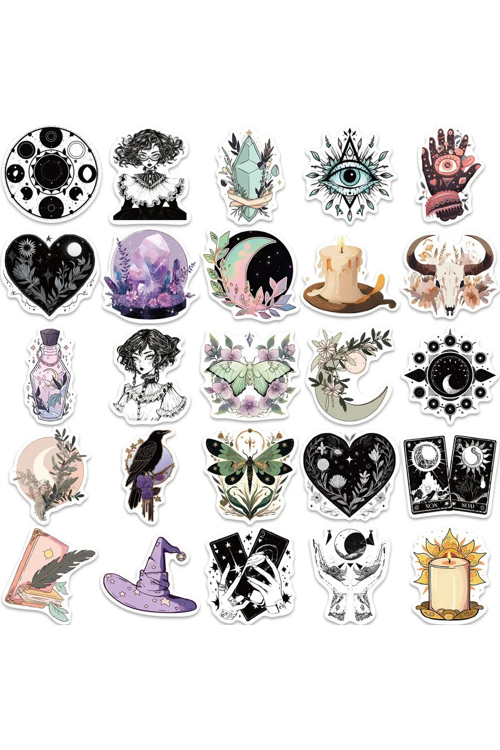Lisslune | Witch Crystal Tarot Sticker