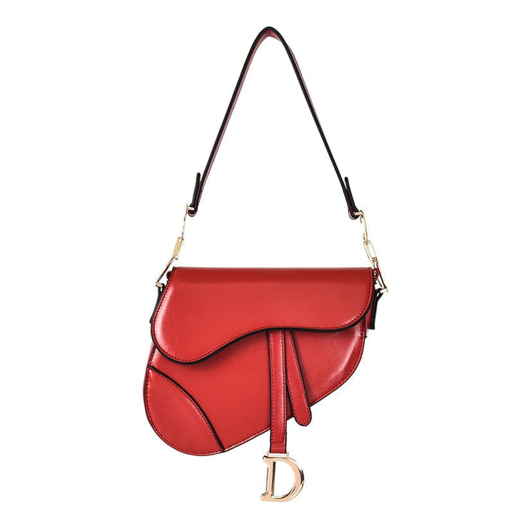 Lisslune | Luxurious Women's Shoulder Bag - exclusive PU - leather Saddle Bag