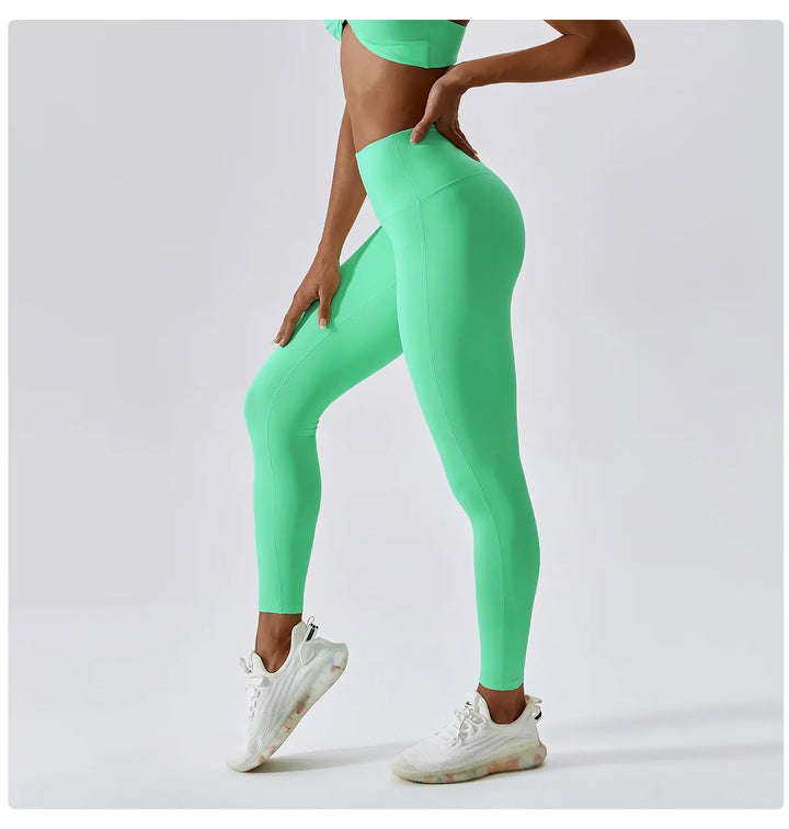 Lisslune | Breathable Push-Up Yoga Leggings with Peach Lift