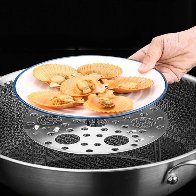 Lisslune | Stainless Steel Chef's Choice Steamer Fryer Rack