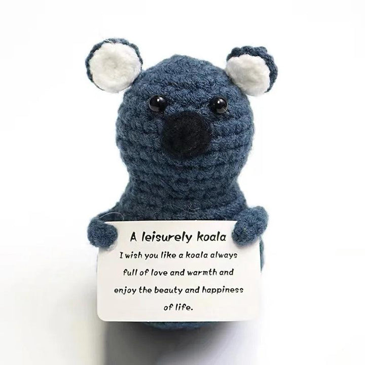 Lisslune | Shady Handcrafted Crochet Duck Ornaments for Emotional Support - Unique Home Decor and Perfect Christmas Gift