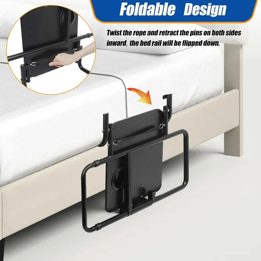 Lisslune | Elderly Bed Safety Rail Folding Table
