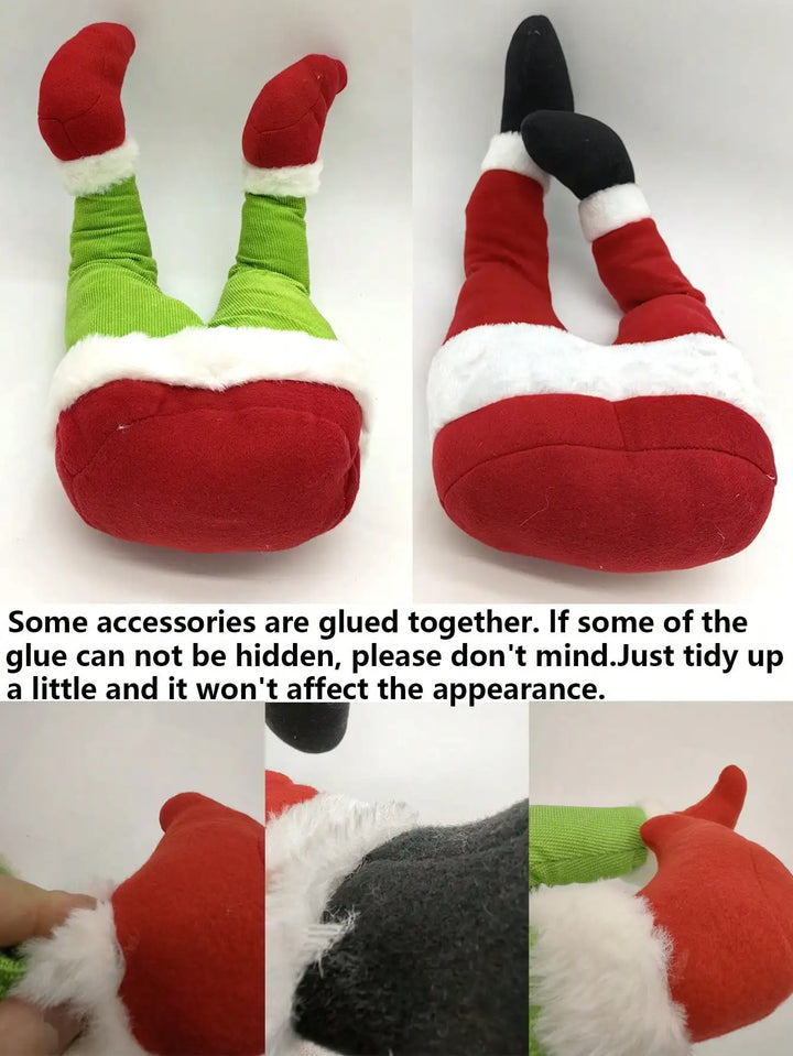Rynx | 1pc Christmas tree decoration plush door decoration Santa legs Christmas tree door hanging decoration Christmas decoration for home
