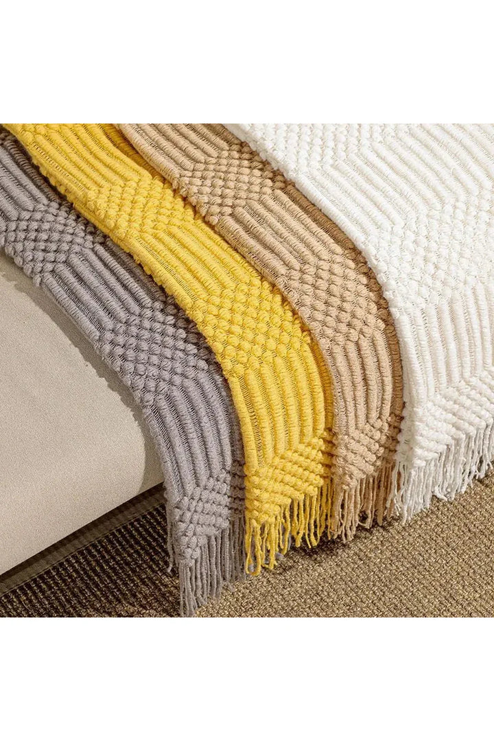 Lisslune | dune textured throw blanket