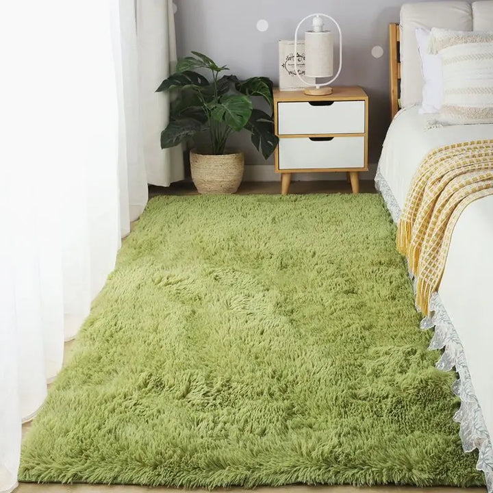 Lisslune | Fluffy Ultra Soft Non-Slip Rug with Memory Foam Cushion