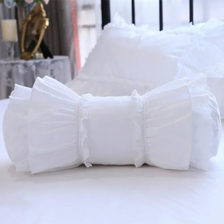 Rynx Lace Ruffle Pillowcases Home Decor Bedding Pillowcase Bed Pillow Candy Pillow Princess Lumbar Pillow Sofa Throw Pillow