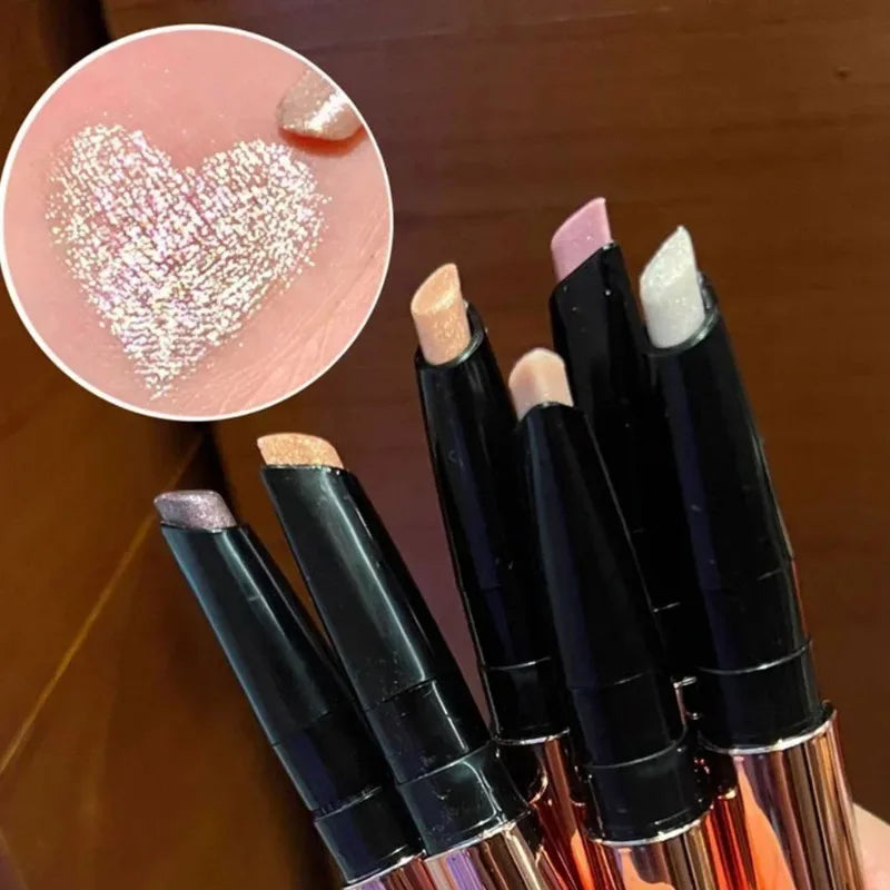 Rynx | Pearl Eyeshadow Pencil Glitter Eyeshadow Make-up waterproof Shimmer Silk Spinner Liner Pencil Cosmetics Beauty Make-up Tool
