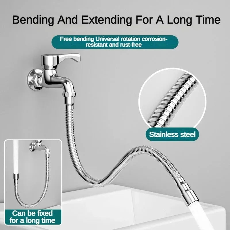 Lisslune | Universal Flexible Adjustable Kitchen Faucet Extender Nozzle