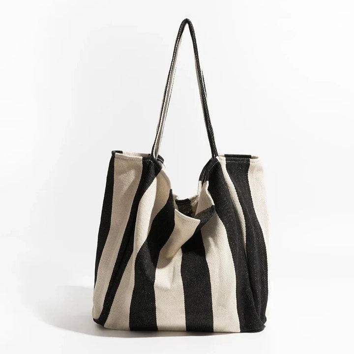 Lisslune | Striped linen tote bag