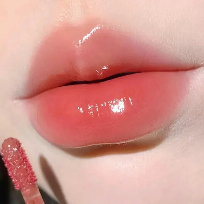Rynx | Mirror Moisture Lip Jelly Long-lasting Transparent Jelly Black Tea Brown Lipstick Liquid Lipstick Lips Korean Makeup Cosmetics