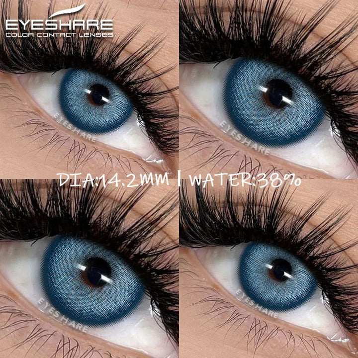 Rynx | New colored contact lenses for the eyes 1 pair of brown contact lenses fashionable blue eye lenses gray pupils green eye lenses annually