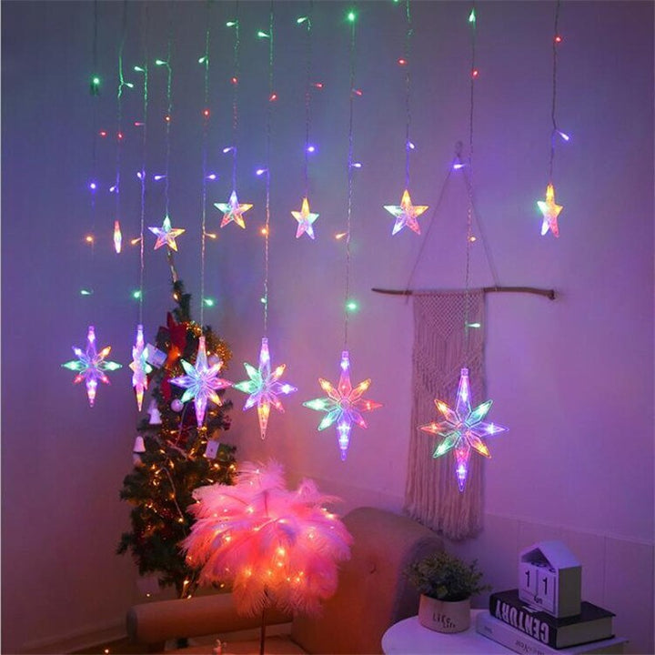 Lisslune | Solar Moon Star Lamp LED String Lights Decoration