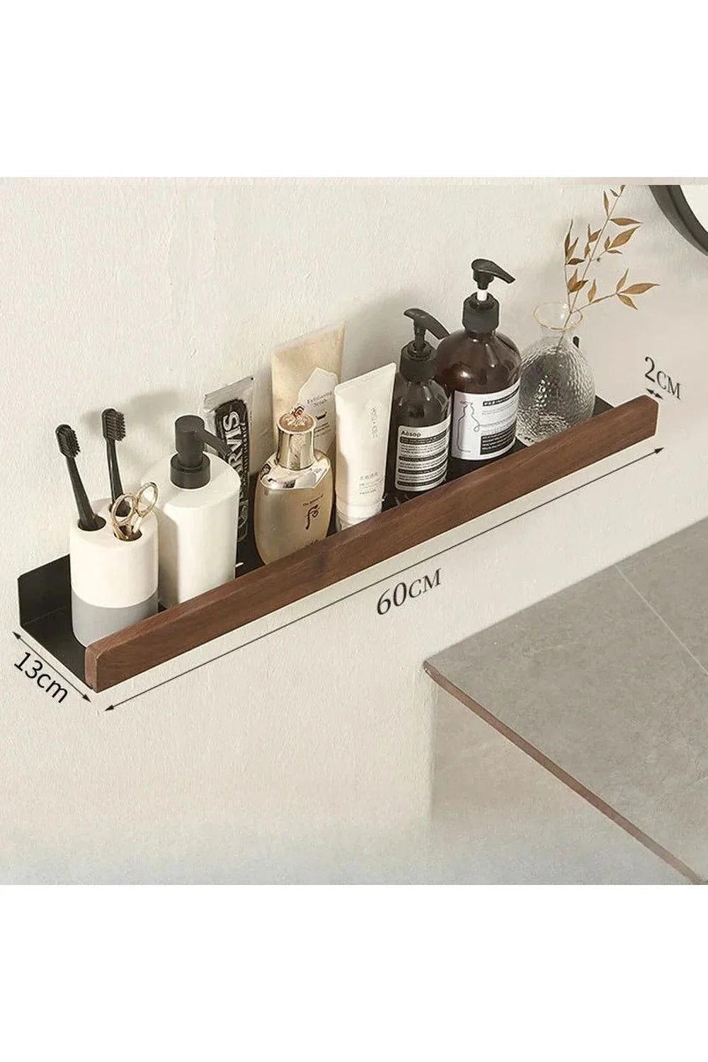 Lisslune | Vanity wall shelf