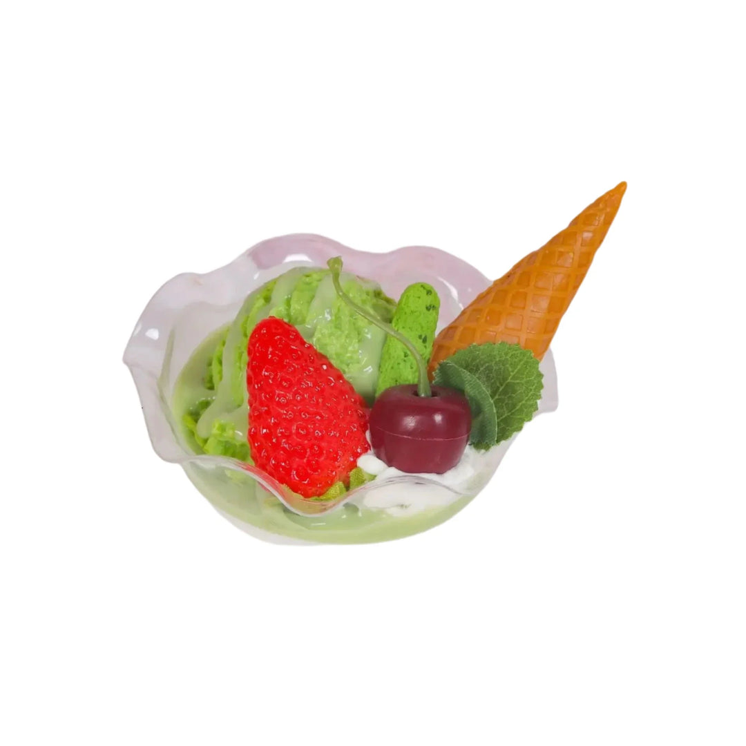 Lisslune | Realistic Synthetic Ice Cream Cake Decoration for Photography and Home Aesthetics - FCYY-044