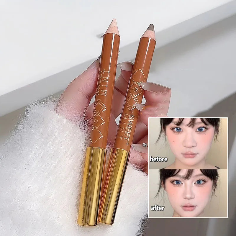 Rynx | Double-sided contouring shadow pencil face brighten nose shadow profile natural three-dimensional highlighter stick Korean makeup