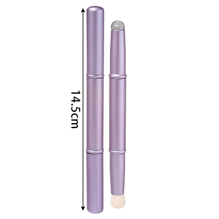 Rynx | Silicone Lip Brush Double-Sided Fiber Concealer Brush Soft Fiber Lipstick Applicator Makeup Brush Multipurpose Cosmetic Tools