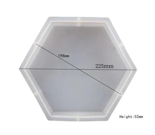 Lisslune | DIY Crystal Silicone Resin Molds – Large Cube, Heart, Round and Rectangular Geometry Molds for Resin Pouring