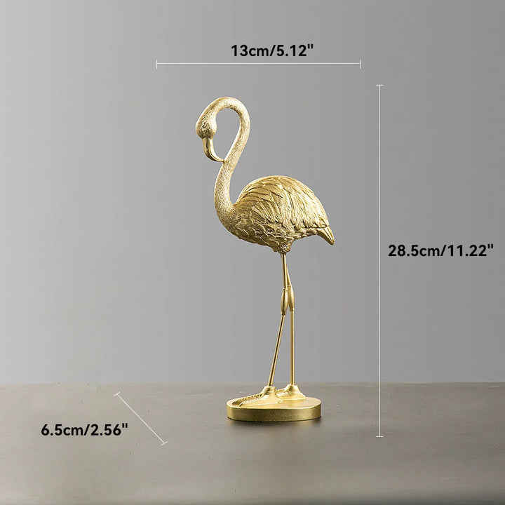 Lisslune | Nordic Flamingo Figurine Figure Statue Sculpture Living Room Office Wedding Party Ornaments Home Decor Decoration Accessories