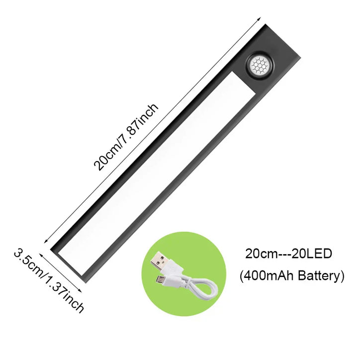 Lisslune | USB rechargeable motion sensor lamp