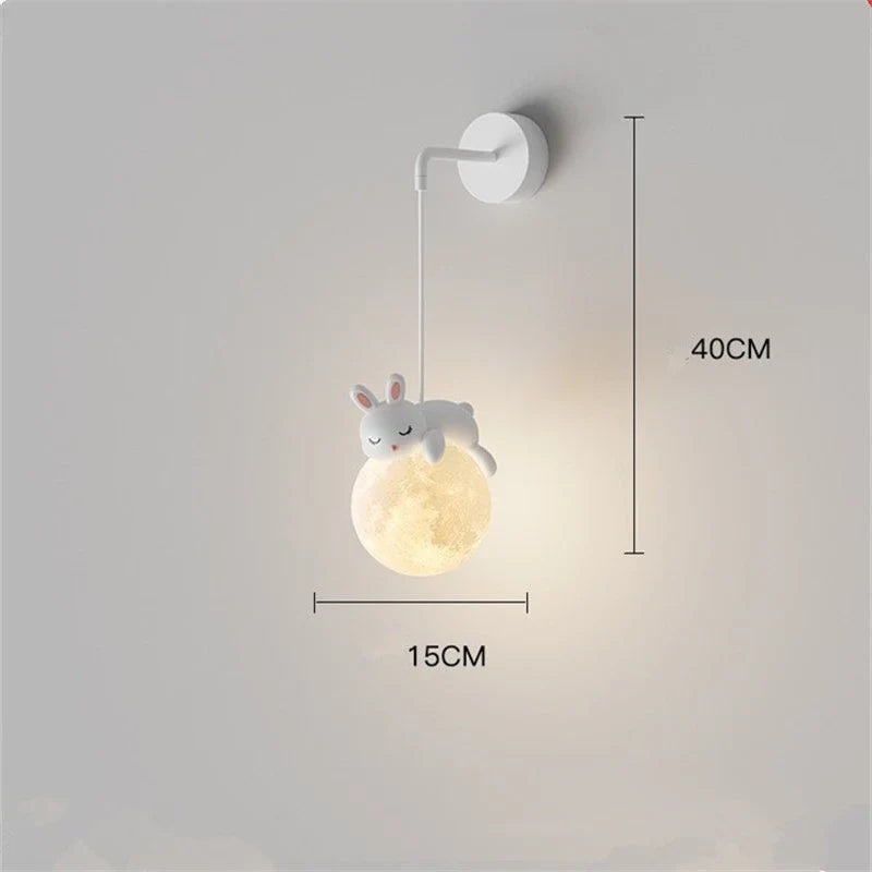 Lisslune | Bear & Rabbit Pendant Moonlight
