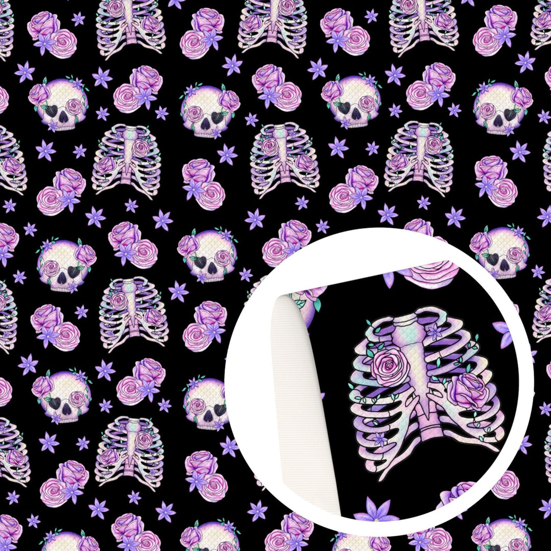 Lisslune | Spookingly stylish lychee pattern waterproof artificial leather craft sheets for Halloween projects