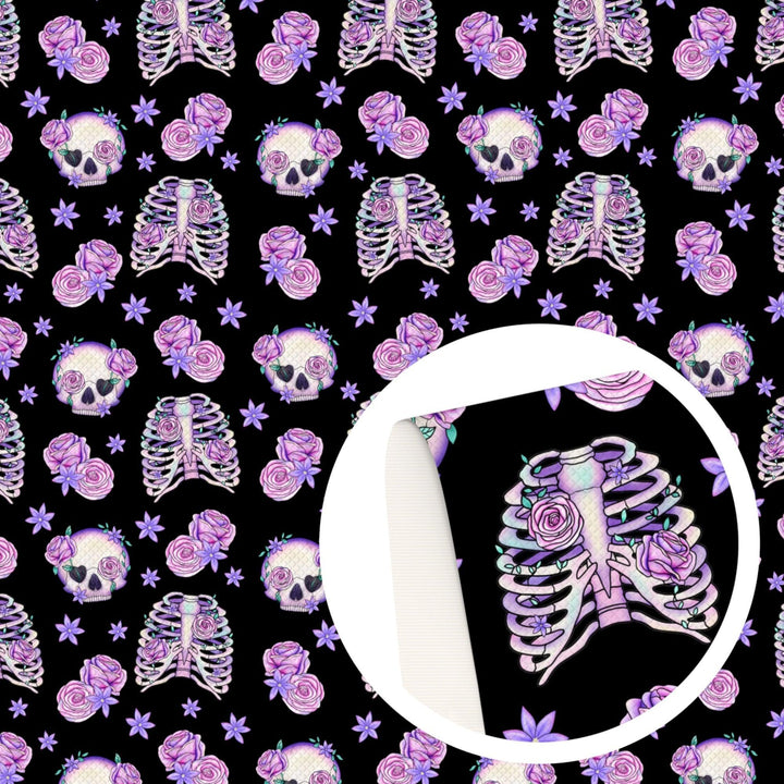 Lisslune | Spookingly stylish lychee pattern waterproof artificial leather craft sheets for Halloween projects