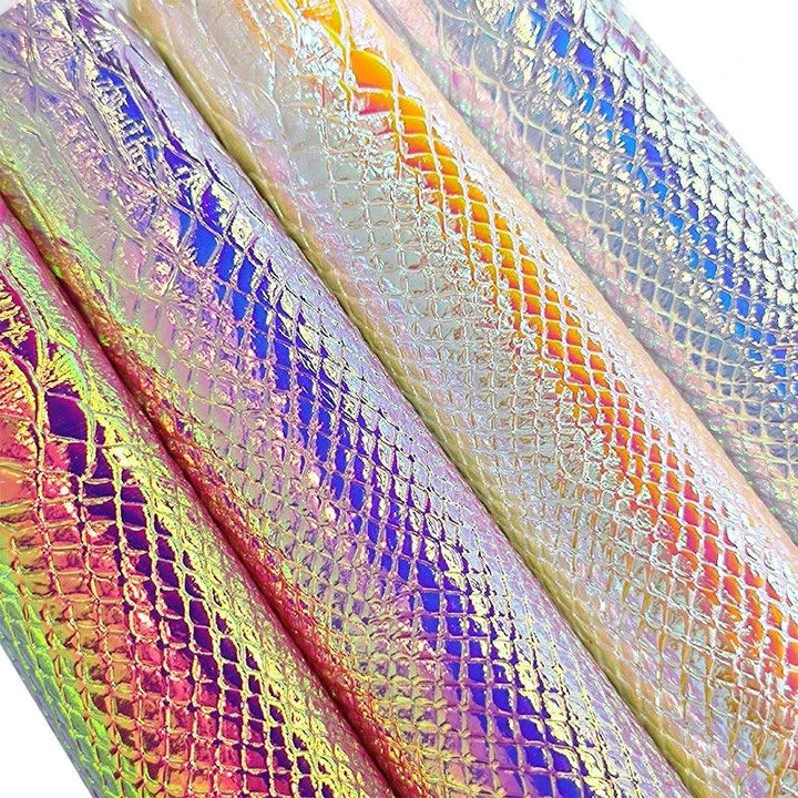 Lisslune | Neon Iridescent Snake Leather Craft Roll - Your ultimate DIY game changer