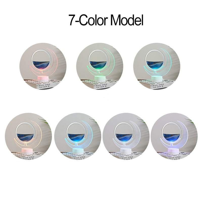Lisslune | Sand Serenity Moon Shape Night Light