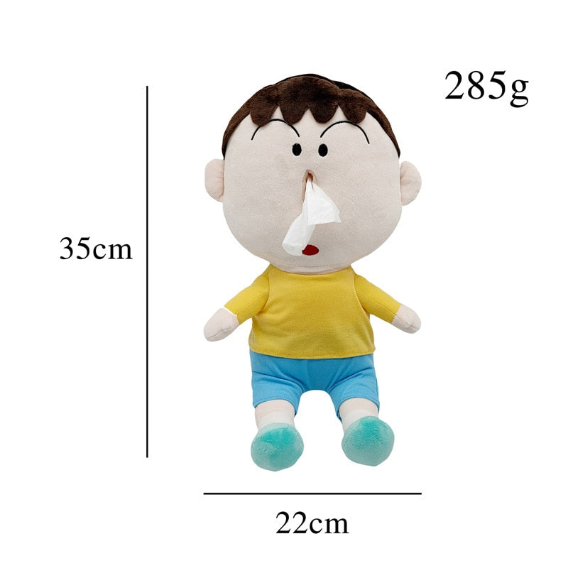 Lisslune | Mini Human Plush Toy Tissue Box