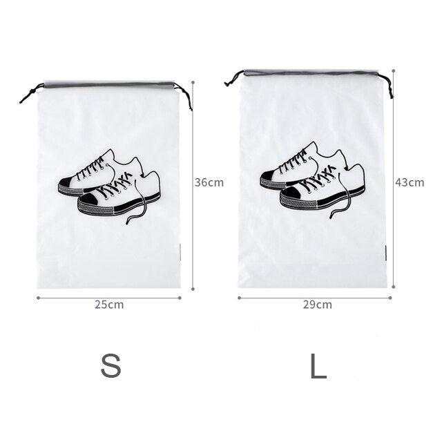 Lisslune | Matte Transparent Shoes Travel Organizer Set - Ultimate Storage Solution