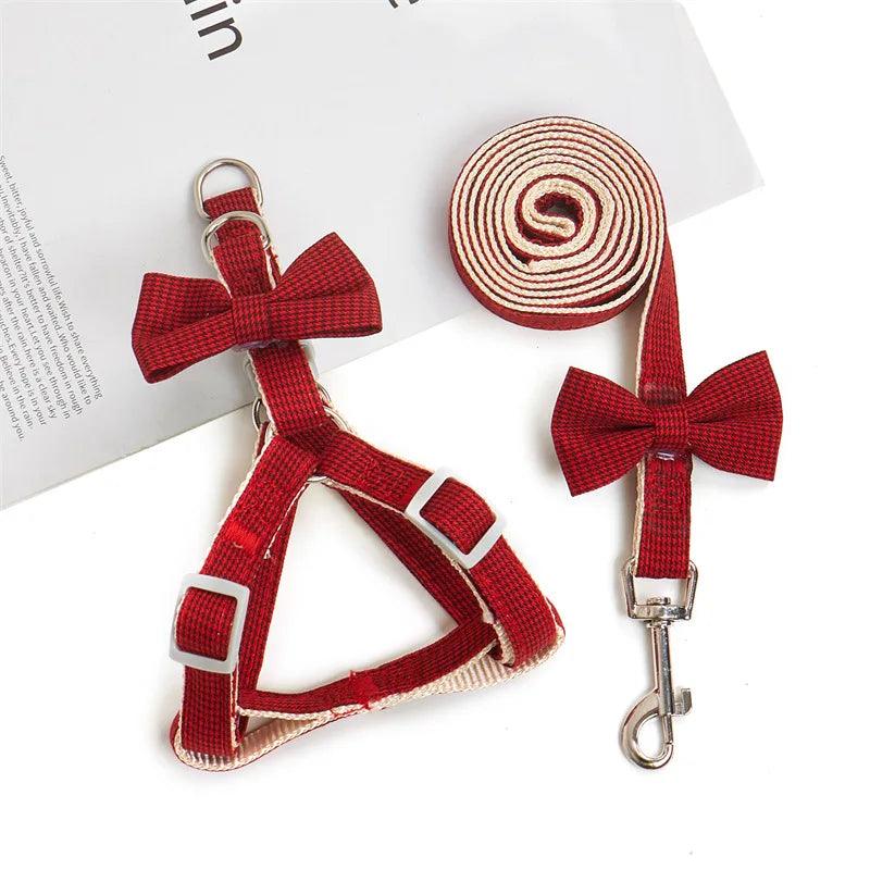 Lisslune | Beautiful, star-shaped adjustable harness and leash set for small pets